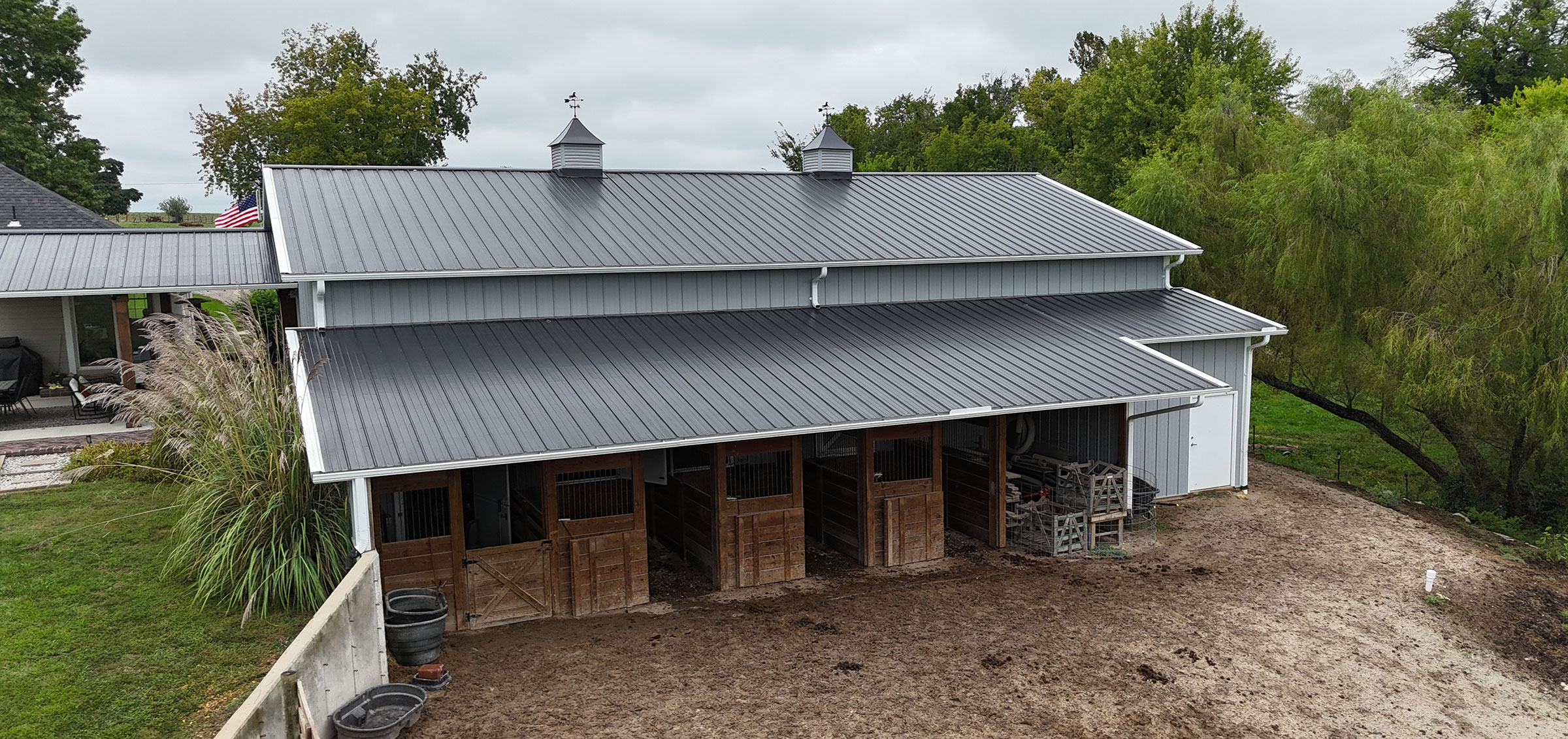 Equestrian Barns and stables